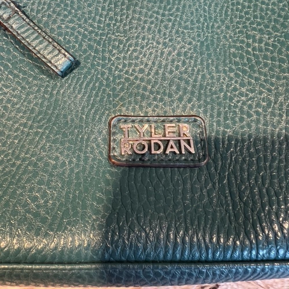 Women's Tyler Rodan Teal Purse with Double Straps - Picture 2 of 8